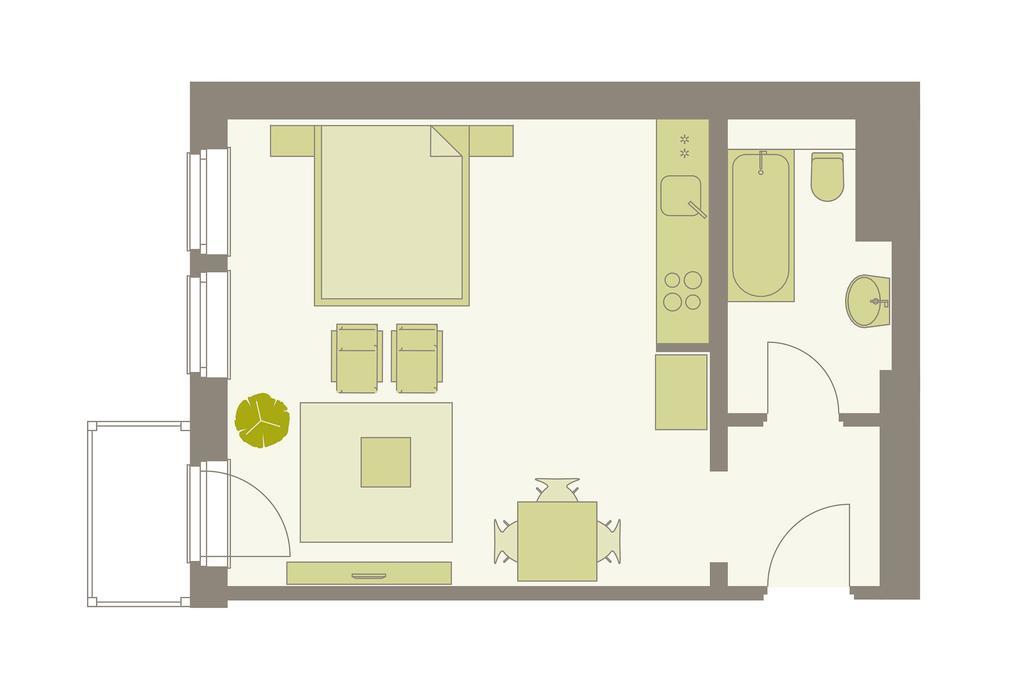 Aparthotel Am Zwinger Drezda Szoba fotó